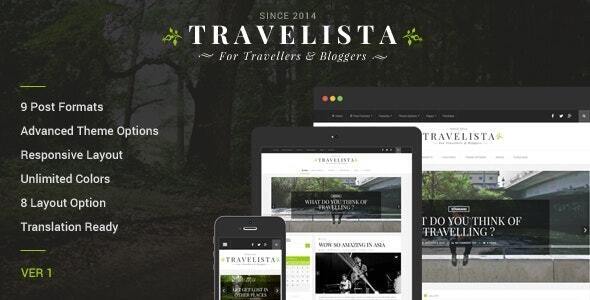 Travelista – WordPress 博客主题