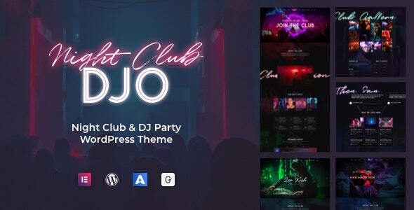 DJO – 夜总会和 DJ WordPress
