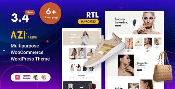 Azi （Azedw） – 多用途 Woocommerce WordPress 主题 |RTL