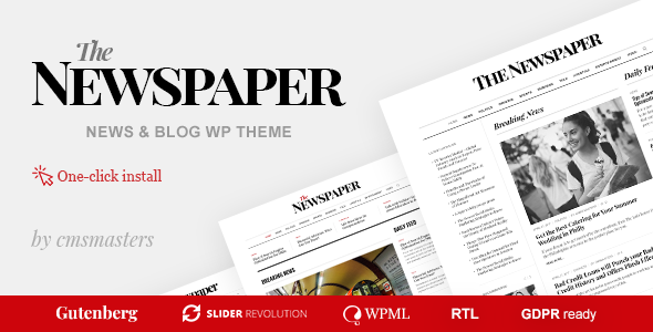 The Newspaper – 杂志社论 WordPress 主题