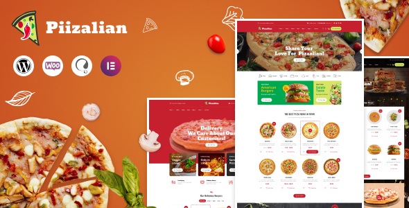 Piizalian – 快餐店 WordPress 主题