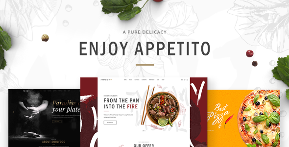 Appetito – 快餐店和咖啡馆WordPress主题
