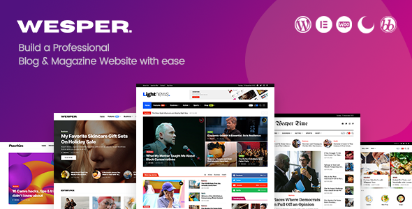 Wesper – 博客和杂志的WordPress主题