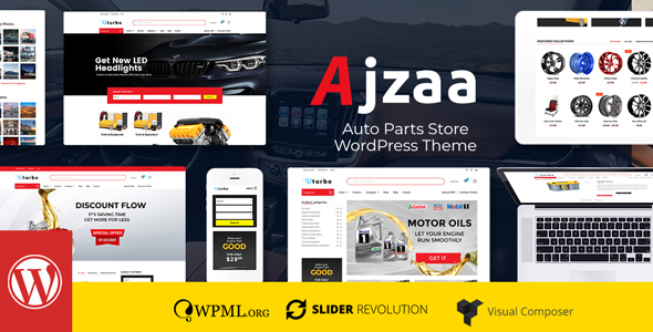 Ajzaa – 汽车零部件商店 WordPress 主题
