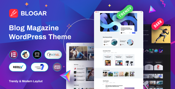 Blogar – 博客 WordPress 主题