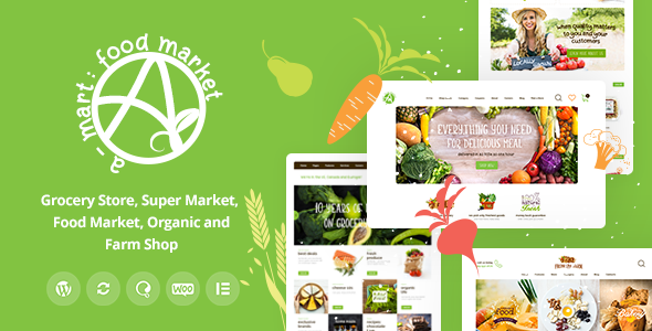 A-Mart – 有机产品店 WordPress 主题