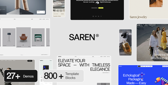 Saren – 多概念 WooCommerce WordPress 主题