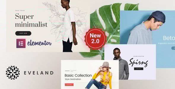 Eveland – 支持现代 AJAX 的 WooCommerce 主题