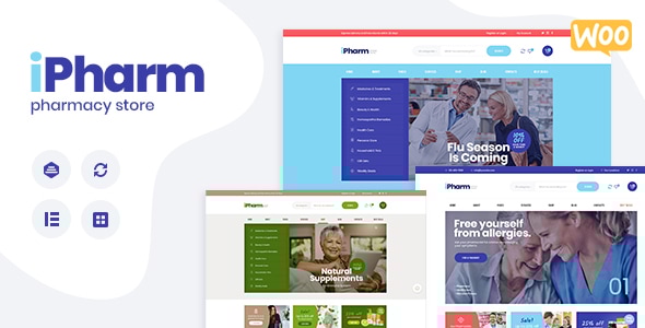 IPharm – 在线药房和医疗WordPress主题