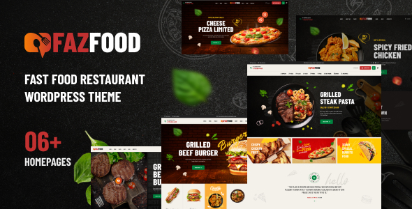 Fazfood – 快餐店 WordPress 主题