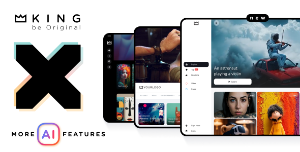 King – 病毒杂志 WordPress 主题