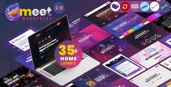 Emeet – 活动、会议和聚会WordPress主题