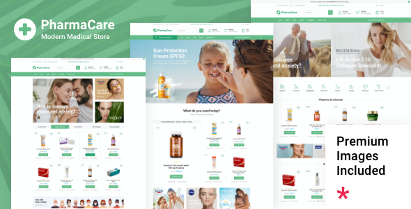 PharmaCare – 药房和医疗商店 WordPress 主题