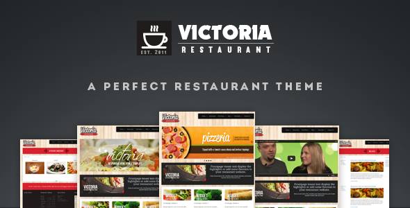 Victoria Premium Restaurant WordPress 主题