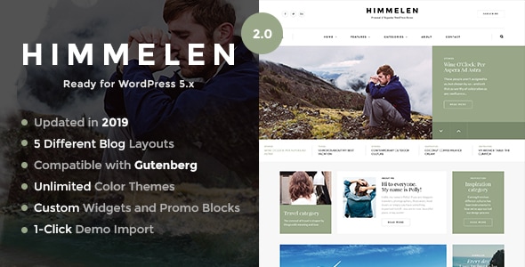 Himmelen – 个人最小 WordPress 博客主题
