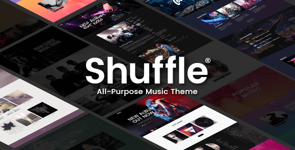 Shuffle – 音乐 WordPress 主题