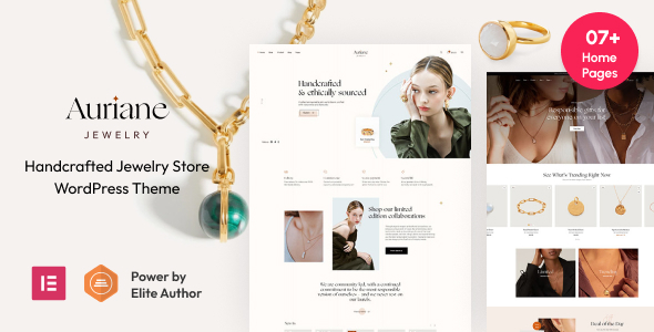Auriane – 手工珠宝店 WordPress 主题