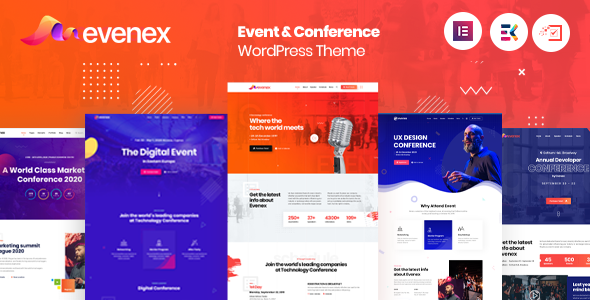 Evenex Event Conference WordPress 主题