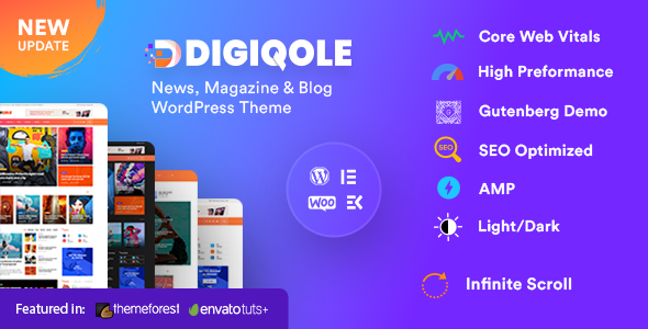 Digiqole – 新闻杂志 WordPress 主题