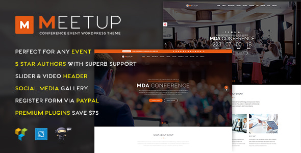 Meetup – 会议活动 WordPress 主题