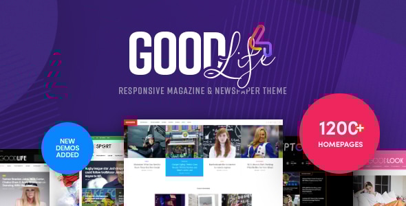 GoodLife – 杂志和报纸WordPress主题