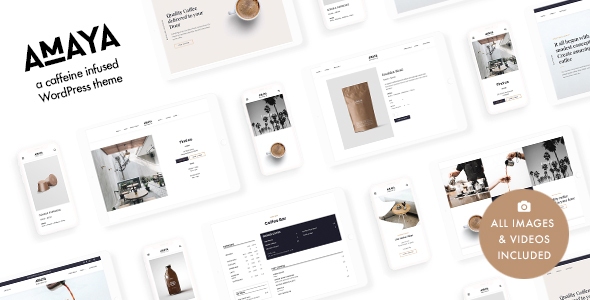 Amaya – 咖啡店和咖啡馆WordPress主题