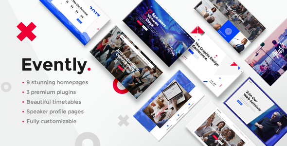 Evently – 会议和聚会WordPress主题