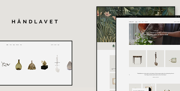 Håndlavet – 艺术和家居装饰店 WordPress 主题