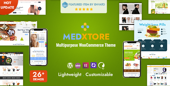 MedXtore – 响应式多用途 Elementor WooCommerce WordPress 主题