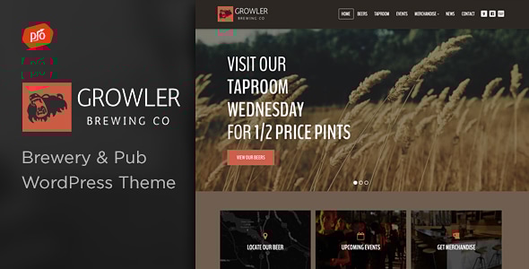 Growler – 啤酒厂 WordPress 主题