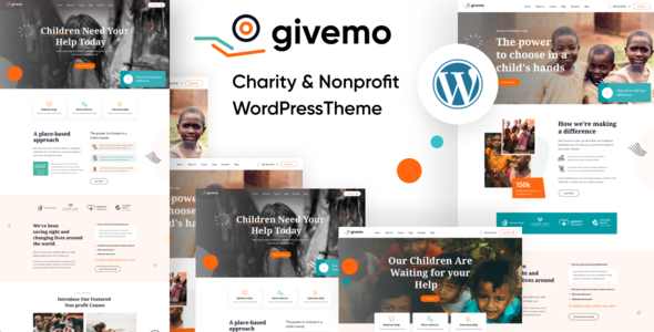 Givemo – 慈善和非营利WordPress主题