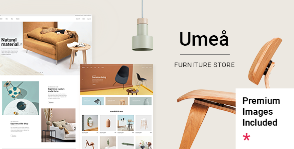 Umeå – Furniture Store WordPress Theme