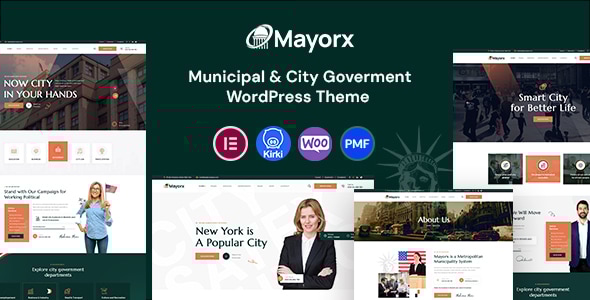 Mayorx – 市政和市政府WordPress主题