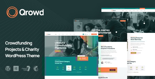 Qrowd – 众筹项目和慈善WordPress主题