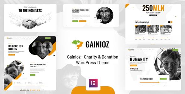 Gainioz – 慈善与捐赠WordPress主题