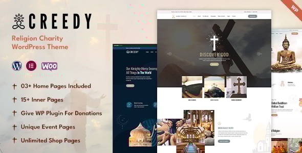 Creedy – 宗教 WordPress 主题