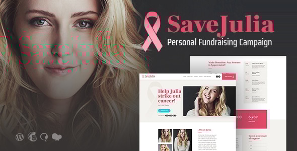 Save Julia | Donation  Fundraising Charity WordPress Theme
