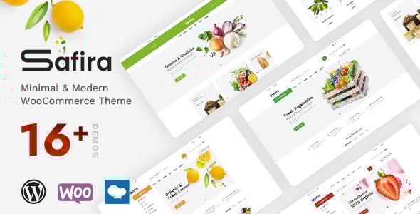 Safira – Food  Organic WooCommerce WordPress Theme
