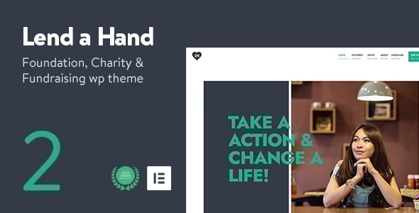 Lend a Hand – Foundation  Charity WordPress Theme