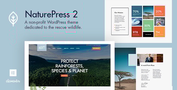 NaturePress – Ecology  Environment WordPress Theme