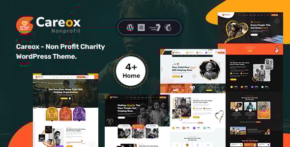 Careox – Non Profit Charity WordPress Theme