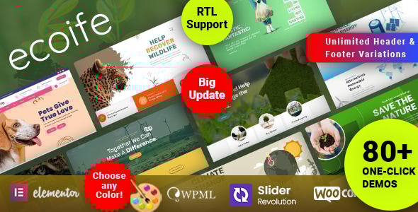 Ecoife – Environment Ecology WordPress Theme