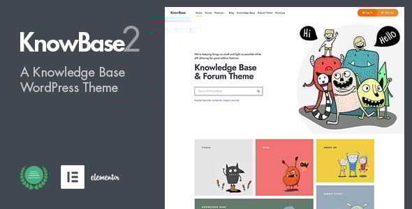 KnowBase – A Helpdesk  bbPress WordPress Theme