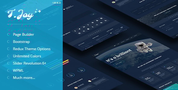 T.Joy – Astronomy WordPress Theme