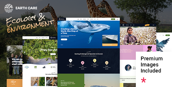 EarthCare – Ecology and Environment WordPress Theme