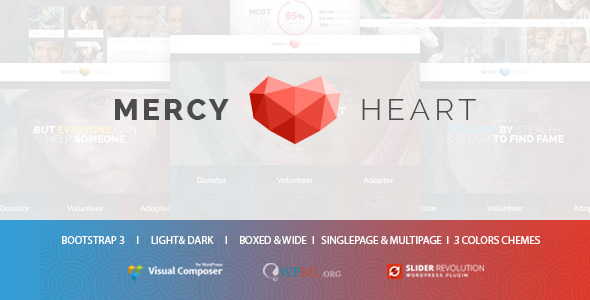 Mercy Heart – Modern Charity WordPress Theme
