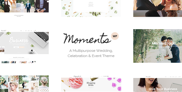 Moments – Wedding  Event WordPress Theme