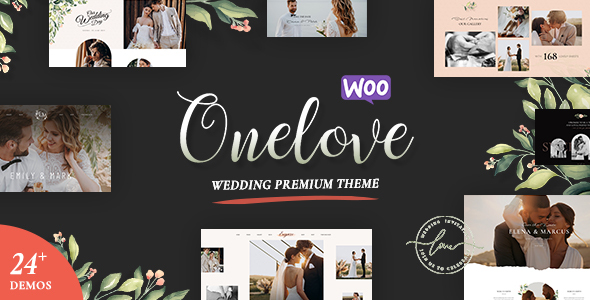 OneLove – The Elegant  Clean Multipurpose Wedding WordPress Theme
