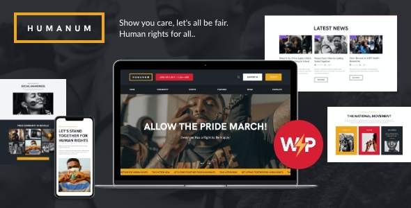 Humanum – Human Rights WordPress Theme