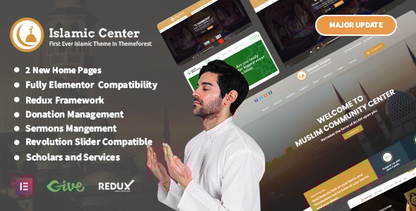 Islamic Center –  WordPress Religious Theme
